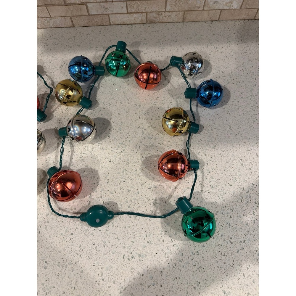 Disney Parks String Lights Set of 2 Bell Lights - Picture 2 of 3